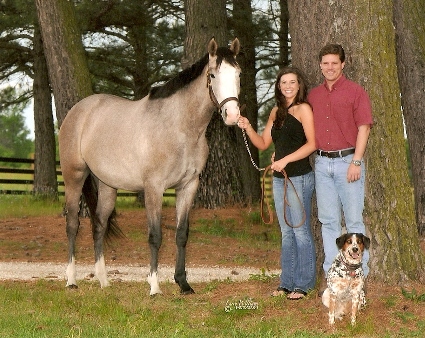 Taryn and Brian with Diva, Oldenburg